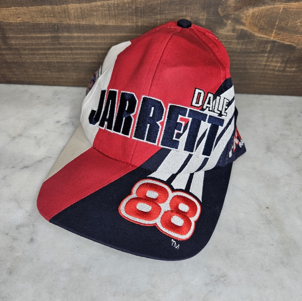 Vintage Nascar Dale Jarrett racing 50th anniversary adjustable hat Robert Yates